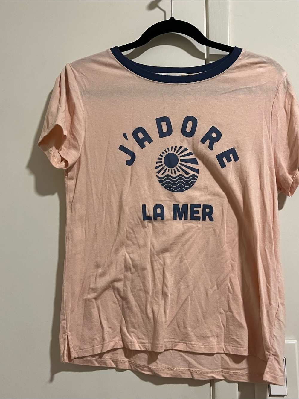 J'Adore La Mer Pink Graphic Tee